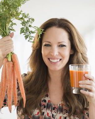 Морковный сок с маслом