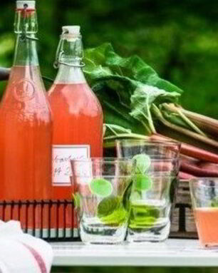 Сок из ревеня