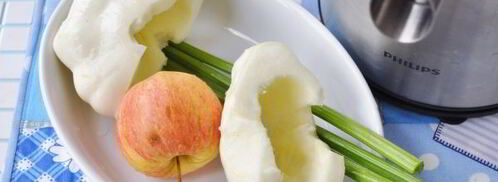 сок из свежих овощей с яблоком. Шаг 4