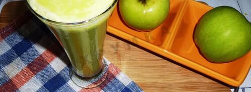 свежевыжатый сок из сельдерея и яблок. Шаг 5