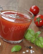 Томатный сок с солью