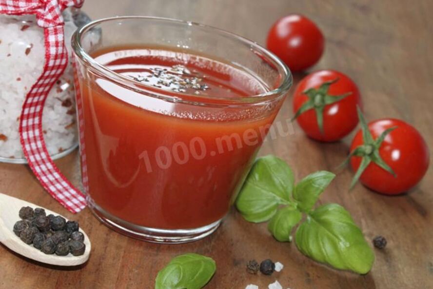 Рецепт томатного сока с солью