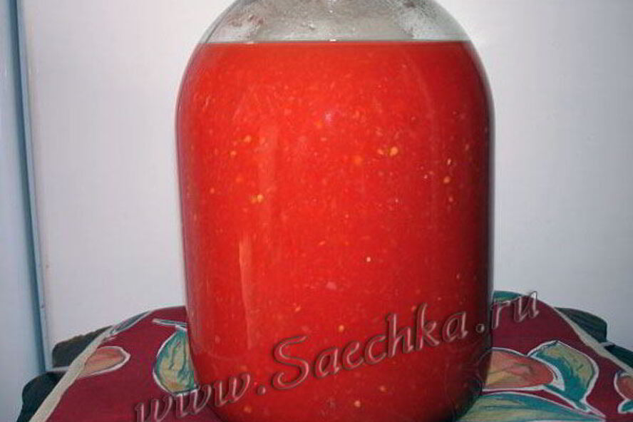 Рецепт томатного сока