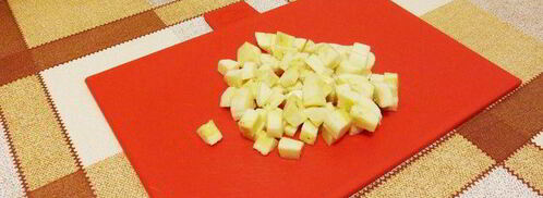 фруктовый салат с орехами и финиками. Шаг 4