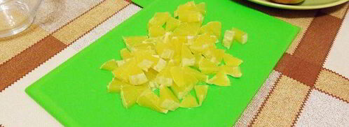 фруктовый салат с орехами и финиками. Шаг 5