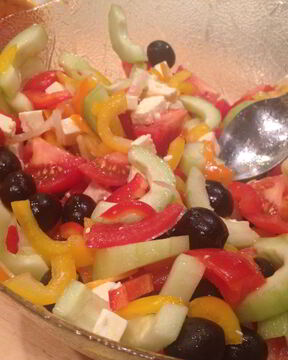 Домашний греческий салат