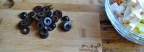 греческий салат классический. Шаг 8