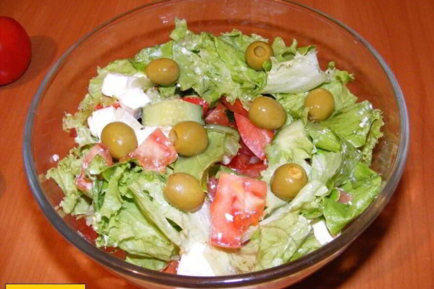 Рецепт греческого салата с фетой классический