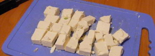 греческий салат с фетой классический. Шаг 6