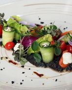 Греческий салат в новом стиле