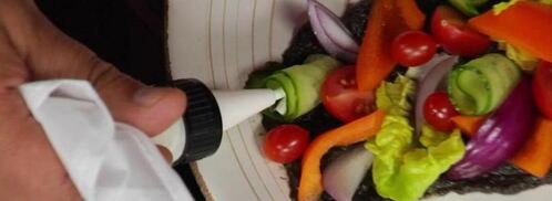 греческий салат в новом стиле. Шаг 7