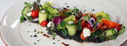 греческий салат в новом стиле. Шаг 8