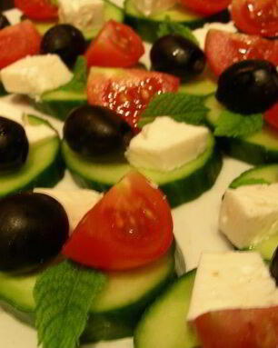 Канапе Греческий салат