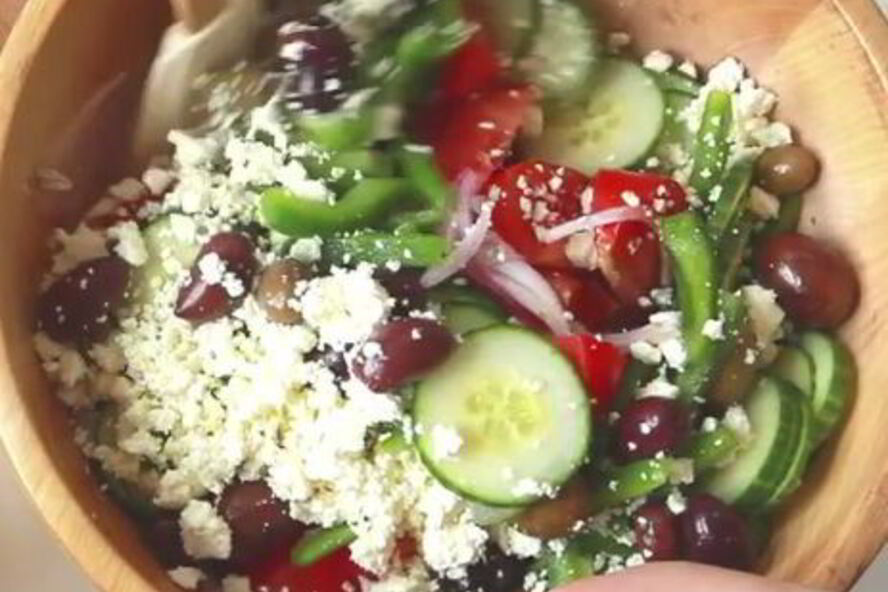 Рецепт настоящего греческого салата