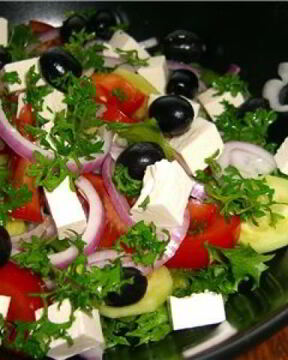 Простой греческий салат