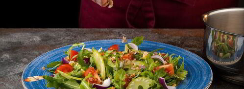 салат из гречки с копченой курицей и томатами. Шаг 5