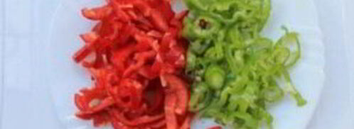 салат из зеленой гречки. Шаг 4