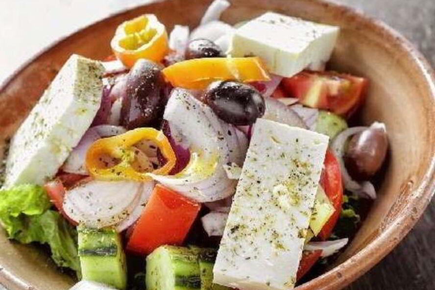 Рецепт сочного греческого салата