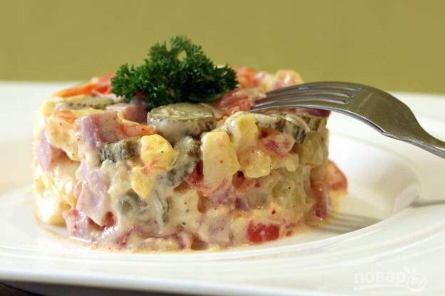 Рецепт интересного картофельного салата