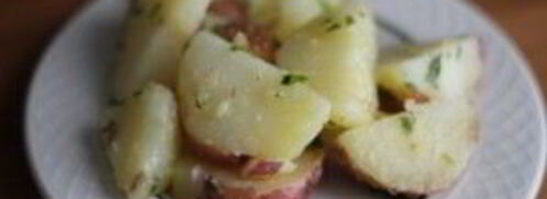 картофельный салат без майонеза. Шаг 7