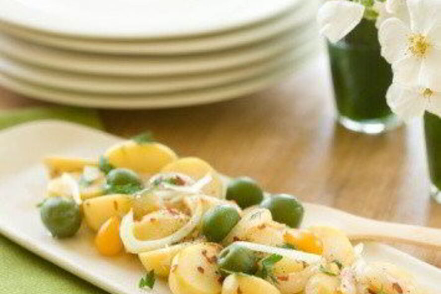 Рецепт картофельного салата по-гречески