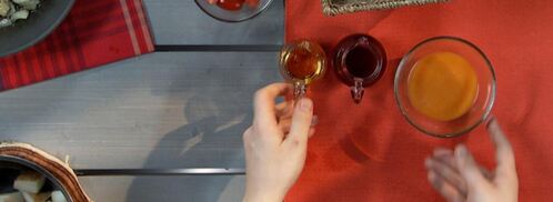 картофельный салат с облепиховой заправкой. Шаг 4