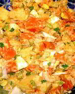 Картофельный салат с ямсом