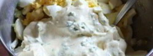 классический картофельный салат. Шаг 5