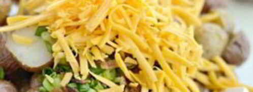 салат из картофеля и бекона. Шаг 5