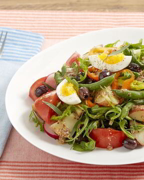 Салат из картофеля и яиц