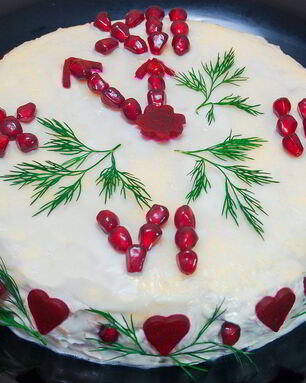 Салат из картофеля с копченой курицей