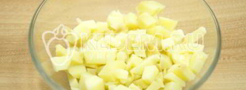 салат из картофеля с морковью по-корейски. Шаг 5