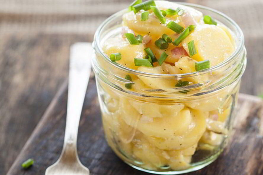 Рецепт салата картофельного