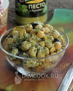 Салат с картофелем и нутом