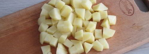 салат с картофелем и нутом. Шаг 8