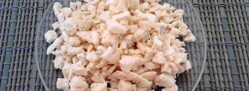 салат с картошкой фри и курицей. Шаг 7