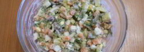 салат с картошкой и грибами. Шаг 7