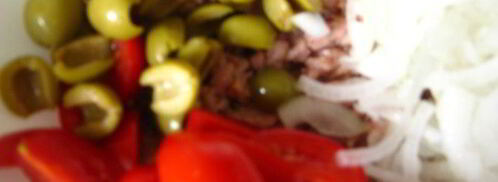 теплый салат с картофелем и тунцом. Шаг 8