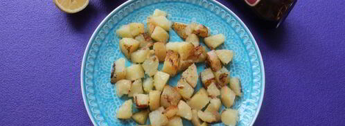 теплый салат с картофелем. Шаг 5