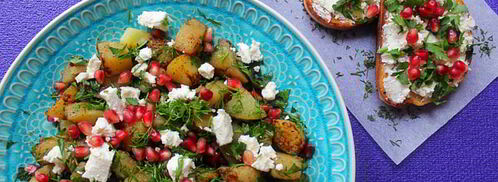 теплый салат с картофелем. Шаг 6