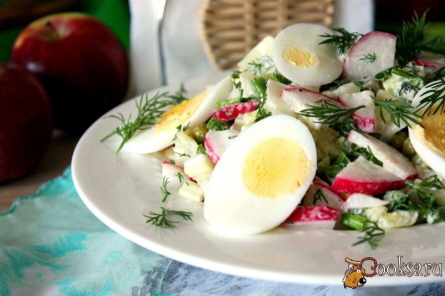 Рецепт весеннего картофельного салата