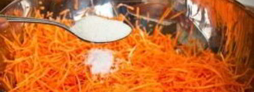 морковный салат по-корейски. Шаг 4