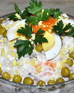 Оливье с индейкой — самый вкусный