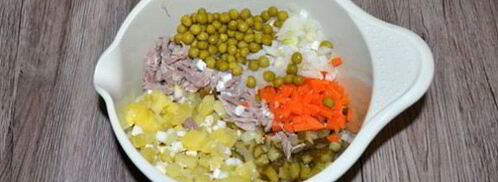 оливье с индейкой — самый вкусный. Шаг 9