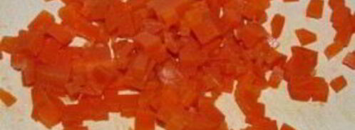 оливье с креветками и авокадо. Шаг 6