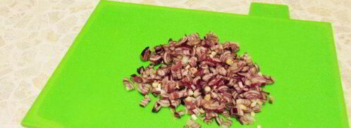 оливье с маринованными грибами. Шаг 4