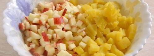 оливье с тунцом. Шаг 5