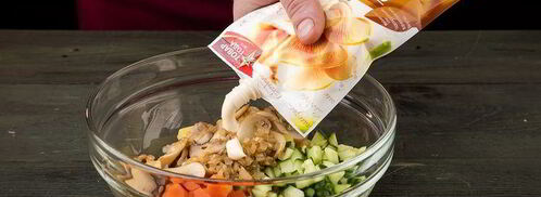 оливье цветной серпантин. Шаг 5