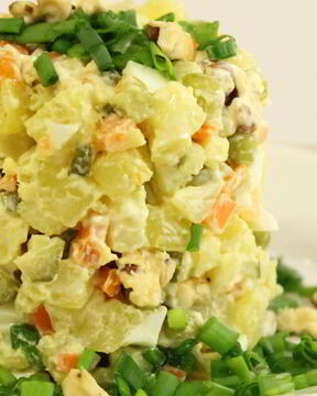 Оливье вегетарианский