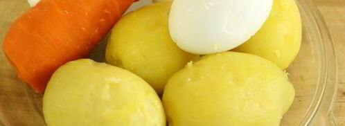 оливье вегетарианский. Шаг 3